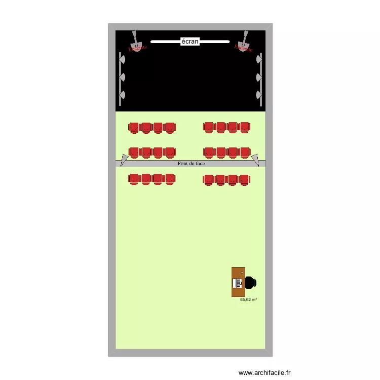 Micro folie 2. Plan de 1 et 66 m² Micro folie 2. Plan de 1 et 66 m²
