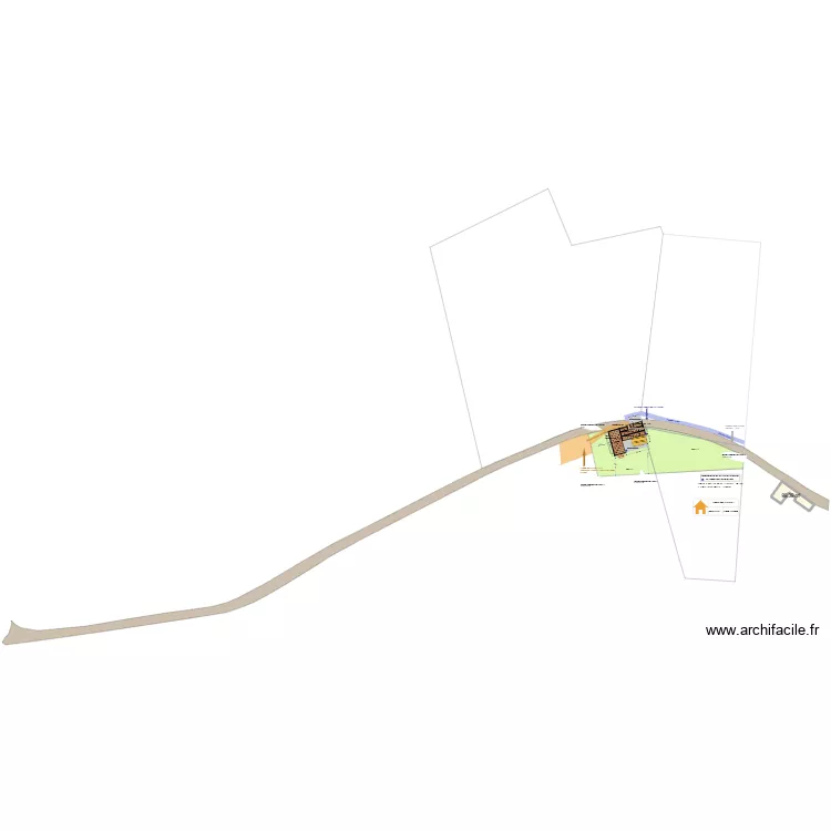 PC : PLAN DE MASSE EXISTANT. Plan de 