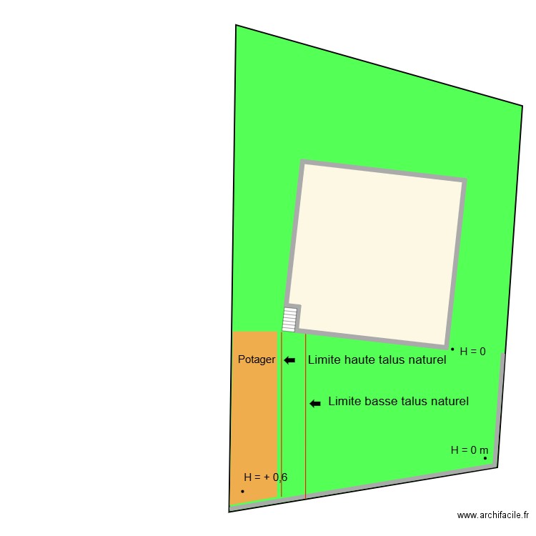 otterswiller plan de masse Projet. Plan de 1 pièce et 143 m2