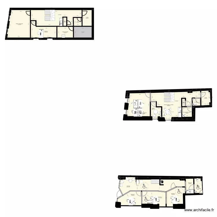 La Rochelle - Projet 2026 V1. Plan de 33  et 248 m²