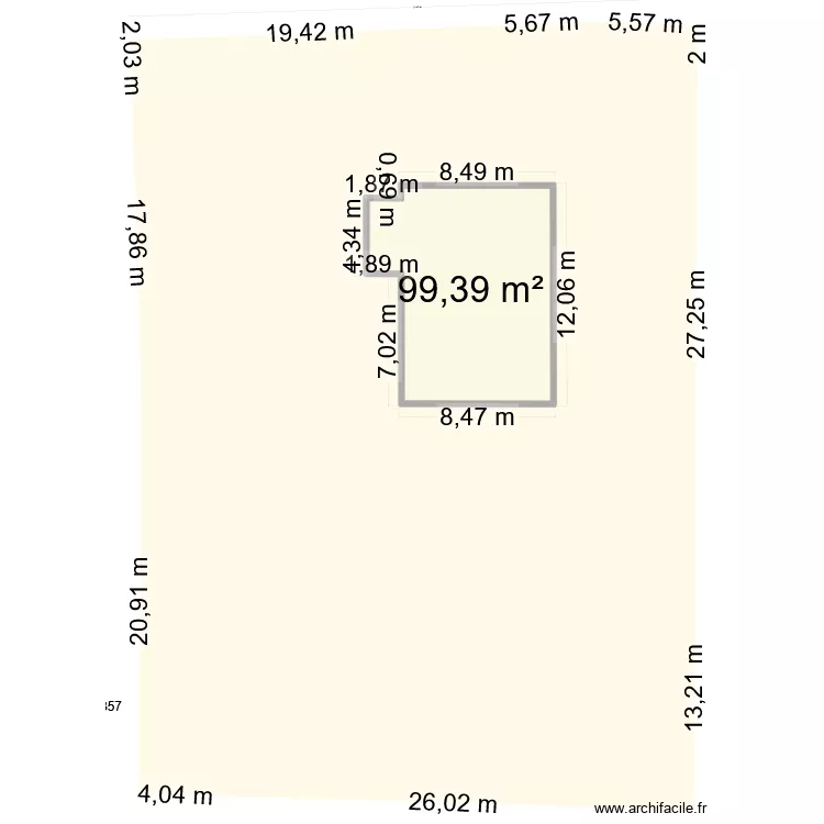 TERRAIN. Plan de TERRAIN. Plan de