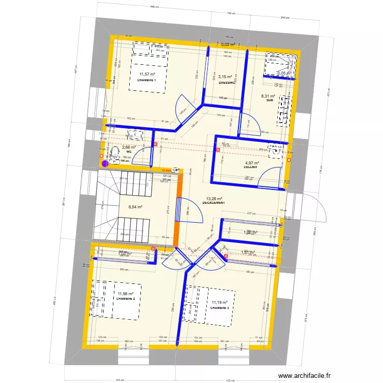 THUONG R+1 révision 5. Plan de THUONG R+1 révision 5. Plan de
