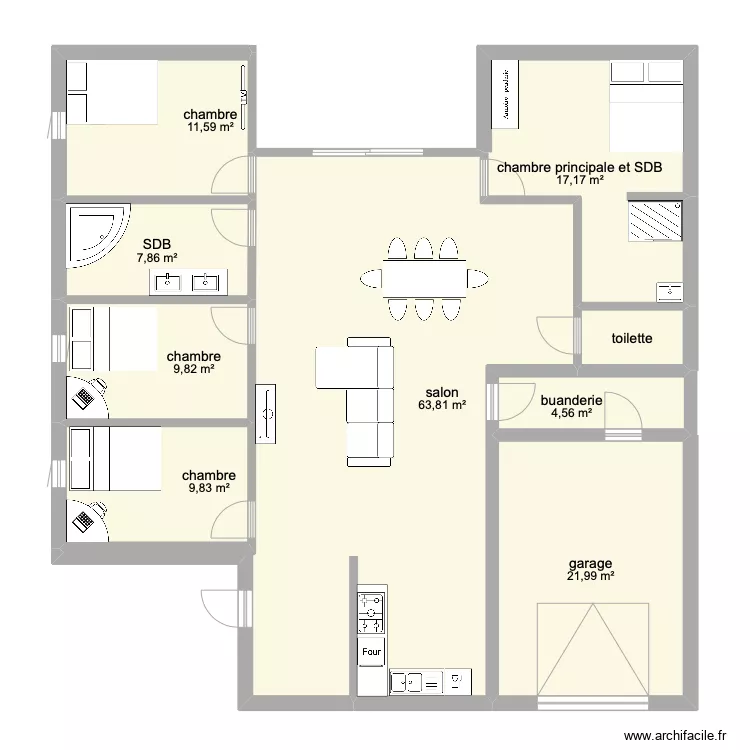projet Maison. Plan de 