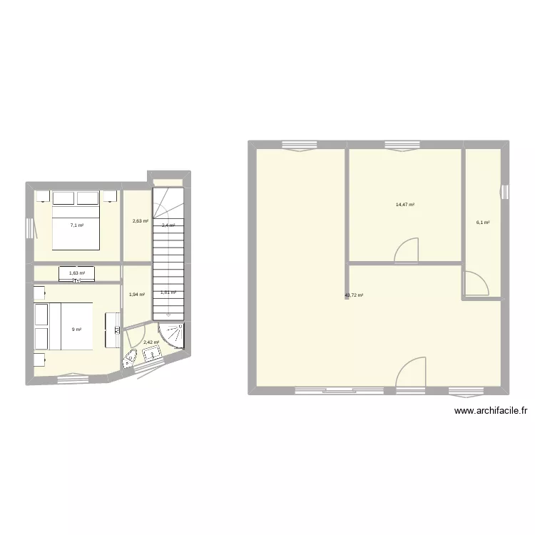 Piso 2 VILLA NOVA DE FOZ COA. Plan de Piso 2 VILLA NOVA DE FOZ COA. Plan de