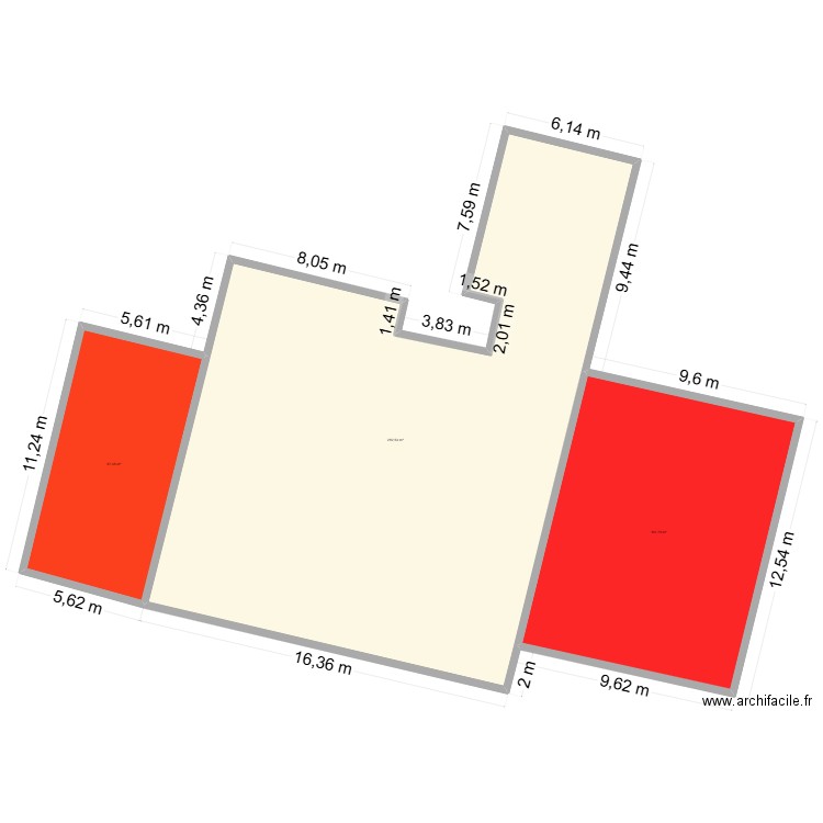 Malakoff Symium. Plan de 3 pièces et 453 m2