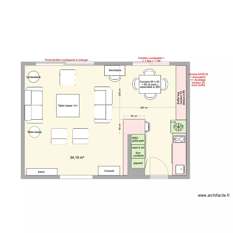 Cuisine arclinea 2. Plan de 