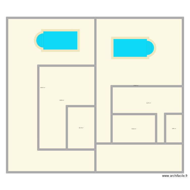 test 2. Plan de 7 pièces et 502 m2