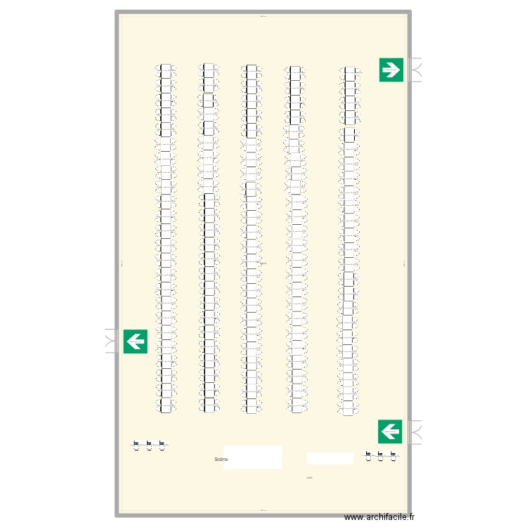 Loto. Plan de 1 pièce et 1064 m2