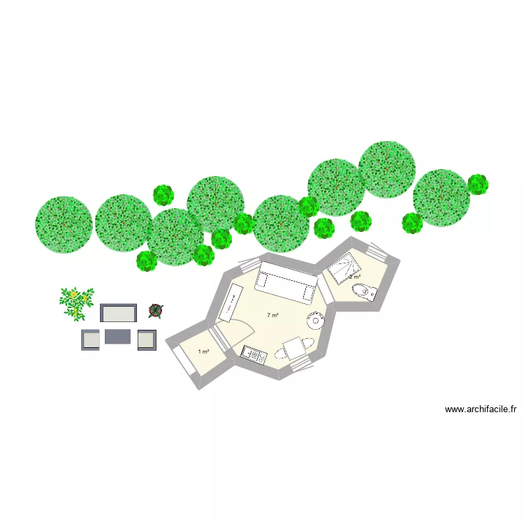 PLAN COUPE KERTERRE 10M2. Plan de 3 et 10 m² PLAN COUPE KERTERRE 10M2. Plan de 3 et 10 m²