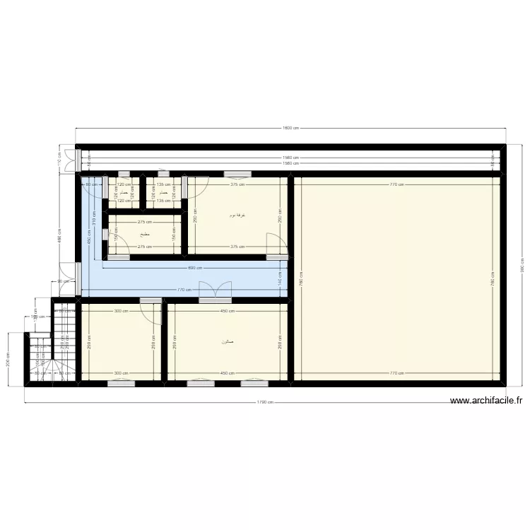 Plan de 16m x 8m Client 22 09 02 03. Plan de 