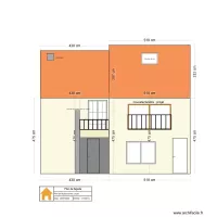 Plan de fa&ccedil;ade arri&egrave;re : projet avec fen&ecirc;tre