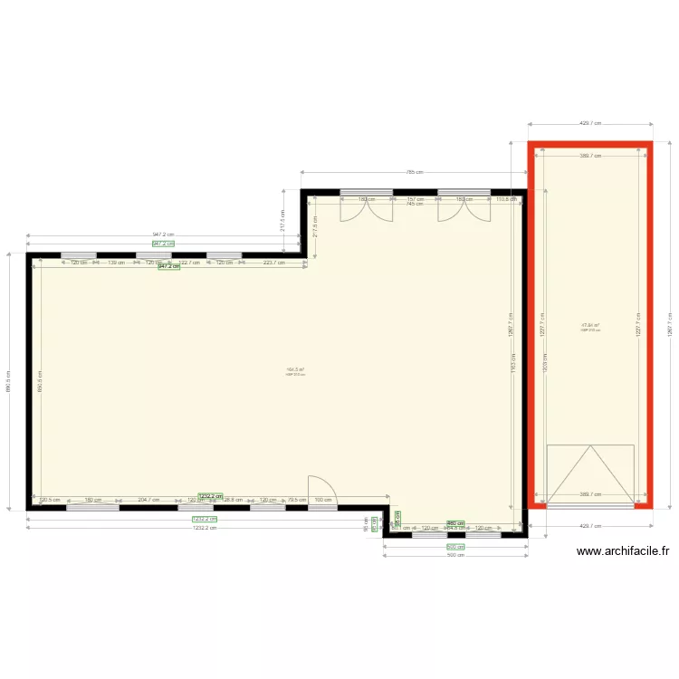 projet garageii. Plan de 