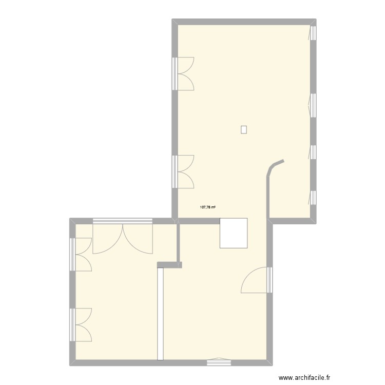 Calenzana. Plan de 1 pièce et 108 m2