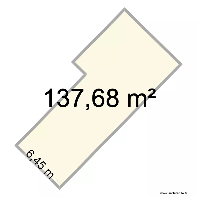 DP02. Plan de 1  et 138 m²