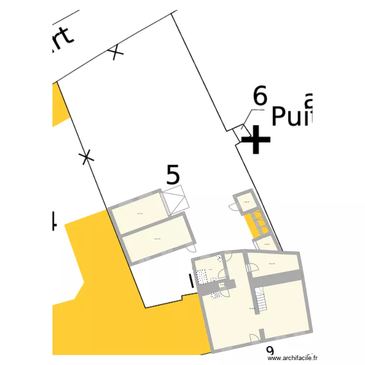 9rHametCrepy02870RDC-dep-garage. Plan de 0 pièce et 0 m2
