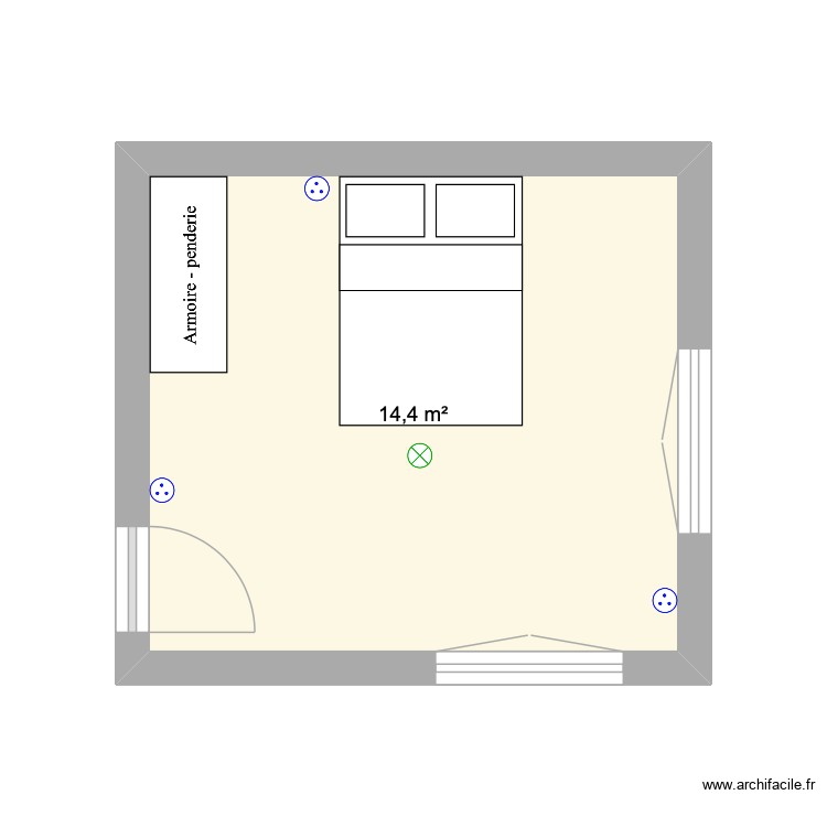 Chambre 3. Plan de 0 pièce et 0 m2