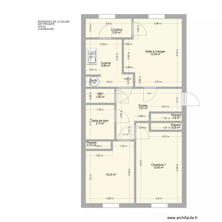 BAT FREGATE APP18. Plan de 