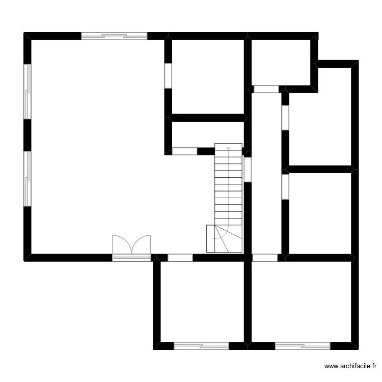 HICH. Plan de 7  et 44 m²