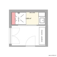 Petite cour - salle eau