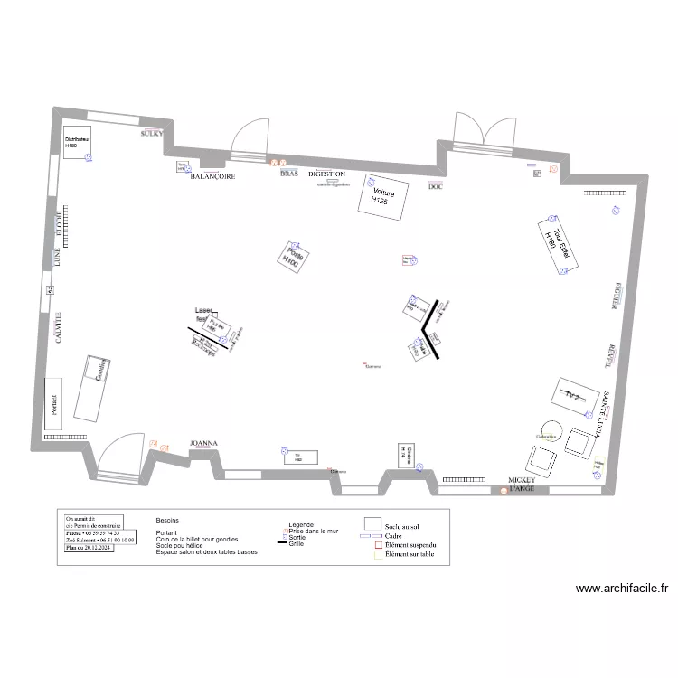 M&eacute;r&eacute;ille. Plan de 