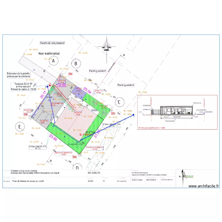 PLAN CRECHE MLC. Plan de 