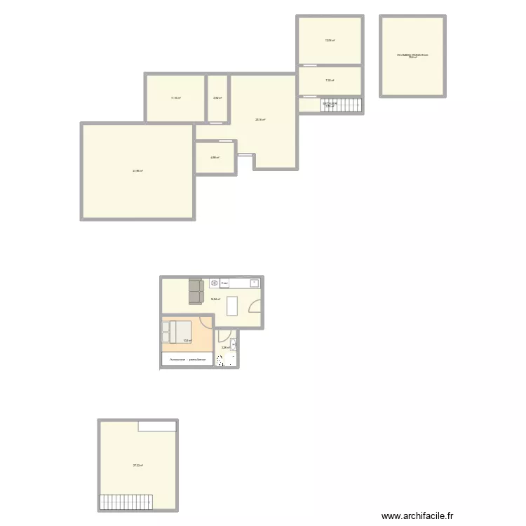 PLAN3. Plan de 13 Pièces et 188 m² PLAN3. Plan de 13 Pièces et 188 m²