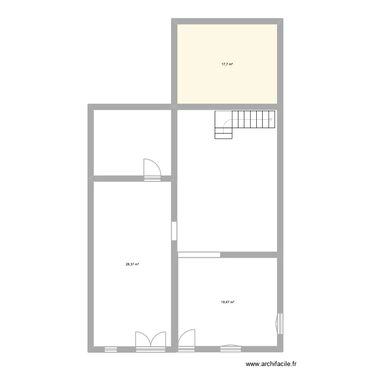 Maison Cessy. Plan de 3 et 66 m² Maison Cessy. Plan de 3 et 66 m²