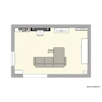 Logement communal salon