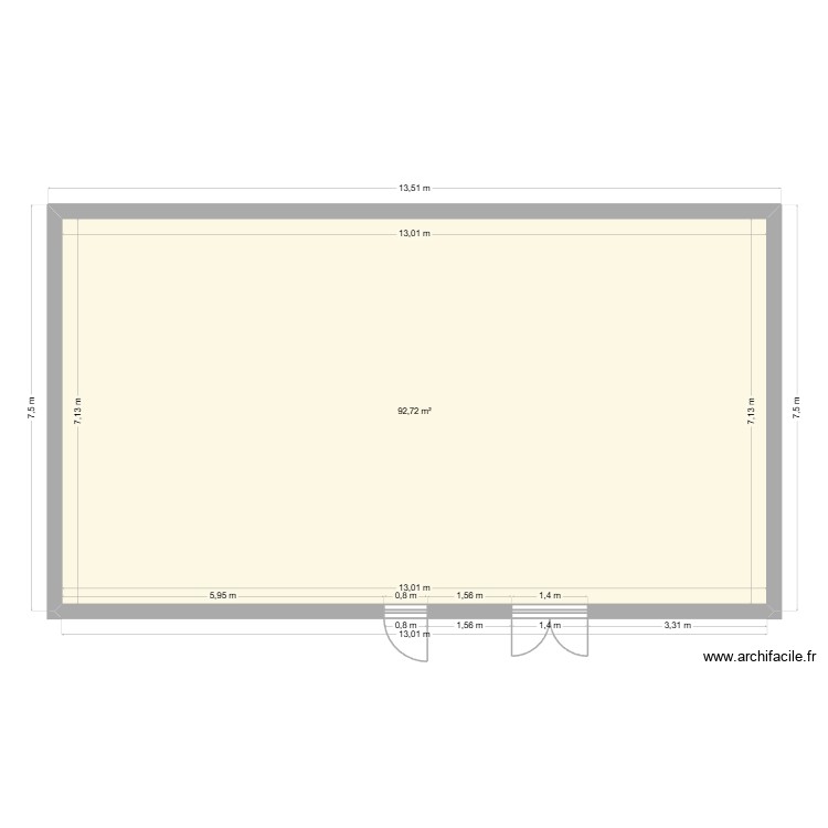maison 1. Plan de 0 pièce et 0 m2