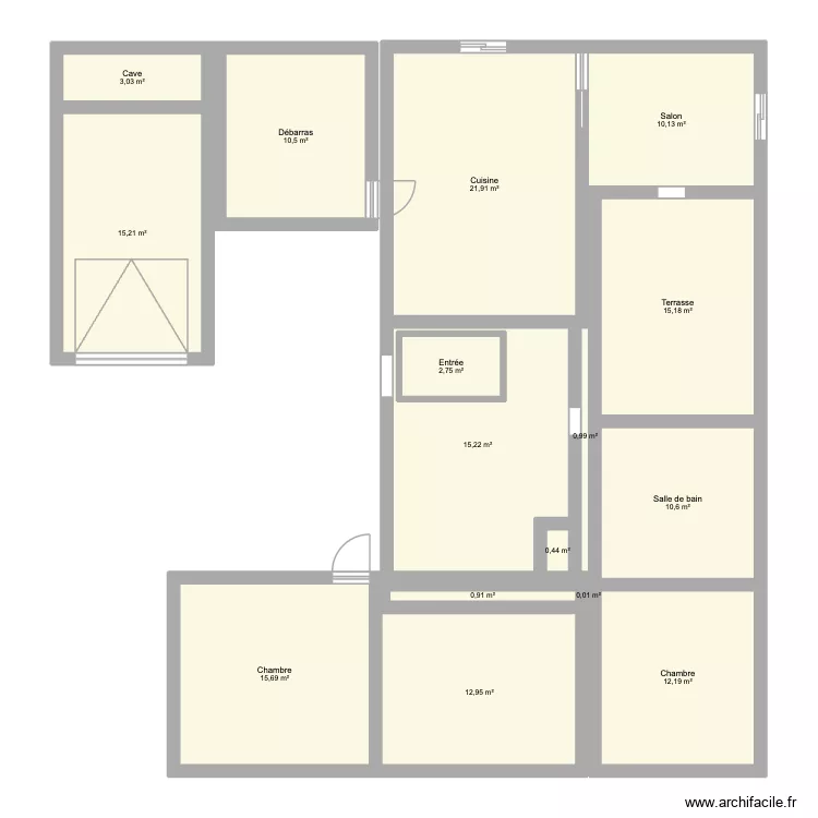 MAISON NUMERO 1. Plan de 16 Pièces et 151 m² MAISON NUMERO 1. Plan de 16 Pièces et 151 m²