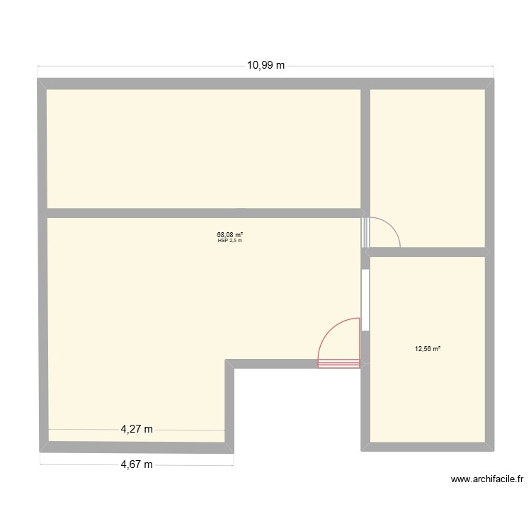 plan FZ. Plan de 0 pièce et 0 m2