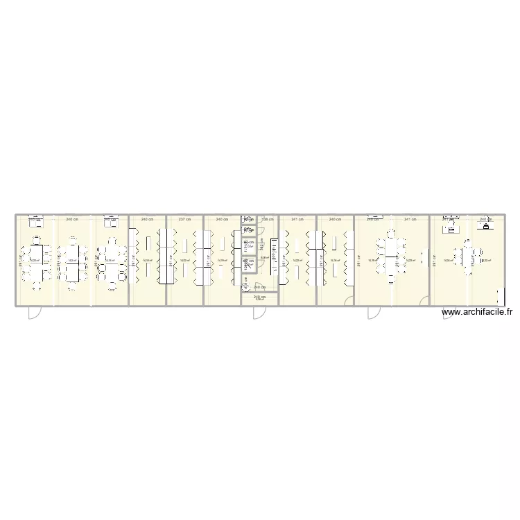 EIFFAGE CHANTIER ECLUSE CNR VAUGRIS. Plan de 