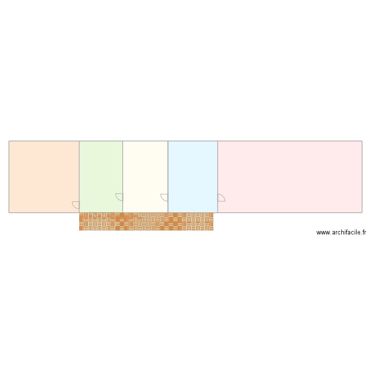 bastide. Plan de 5 pièces et 317 m2