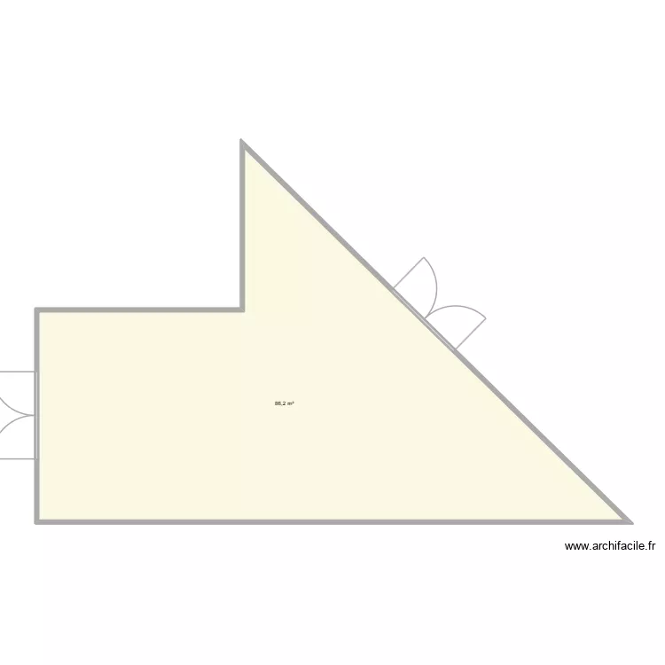 plan 1dothemare. Plan de 1  et 86 m²