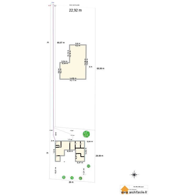 maison 2 plan de masse 2. Plan de 10 pièces et 359 m2