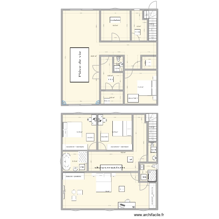 Maison simba A. Plan de 0 pièce et 0 m2