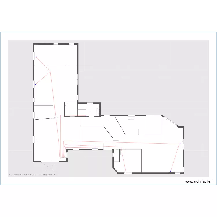 alim chauffage. Plan de 