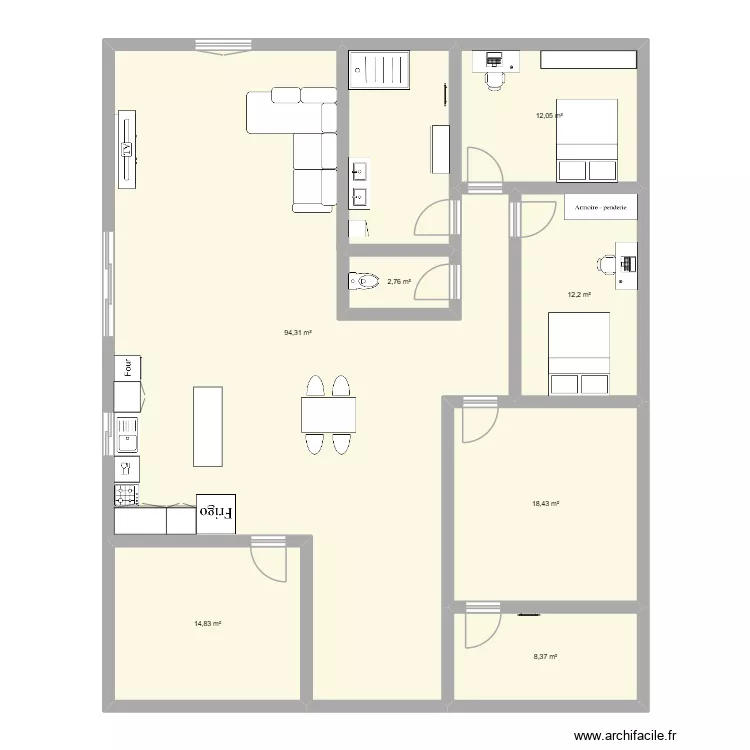maison st jean 2. Plan de 7 pièces et 163 m² maison st jean 2. Plan de 7 pièces et 163 m²