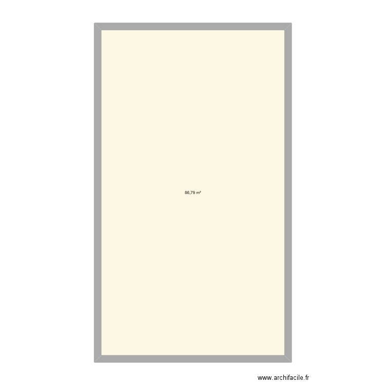 Jacquot. Plan de 1 pièce et 87 m2