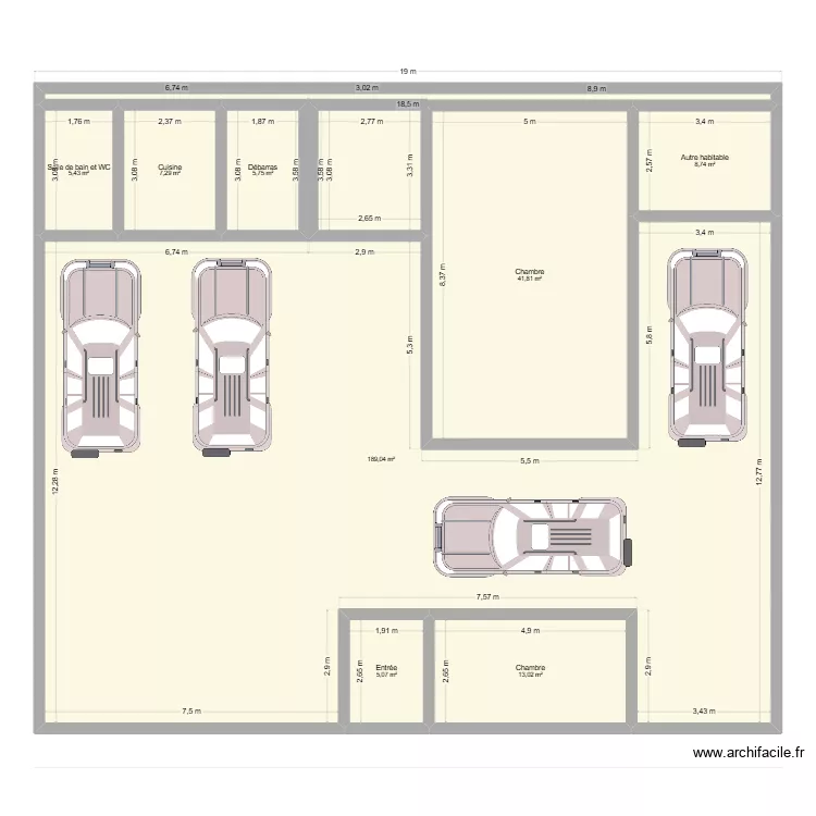 MAIN HOUSE RDC. Plan de 