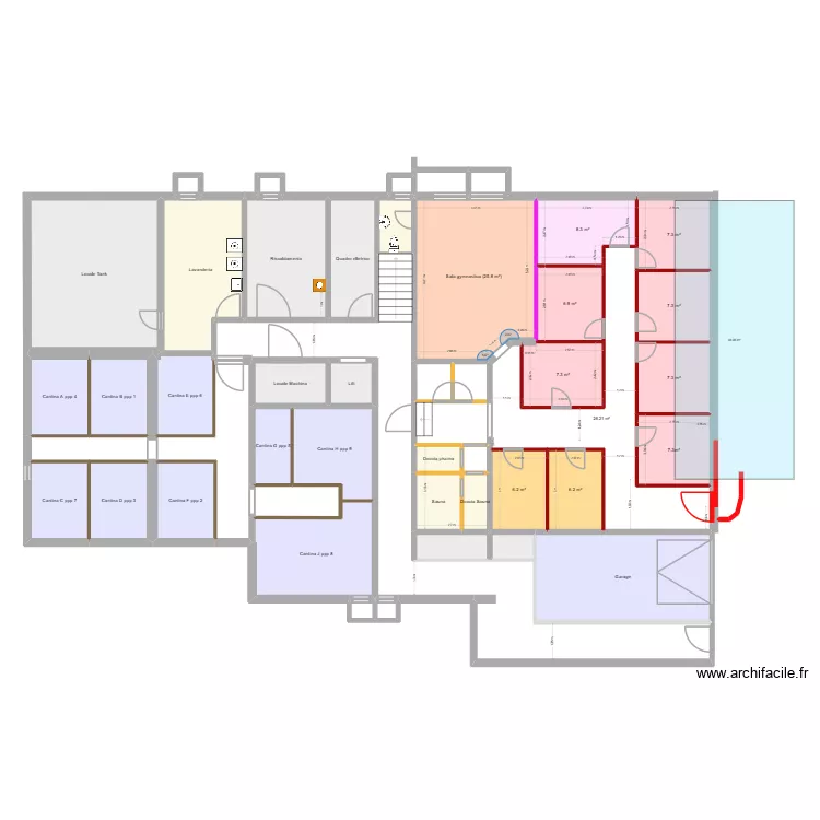 Ascona Cantina 13. Plan de 