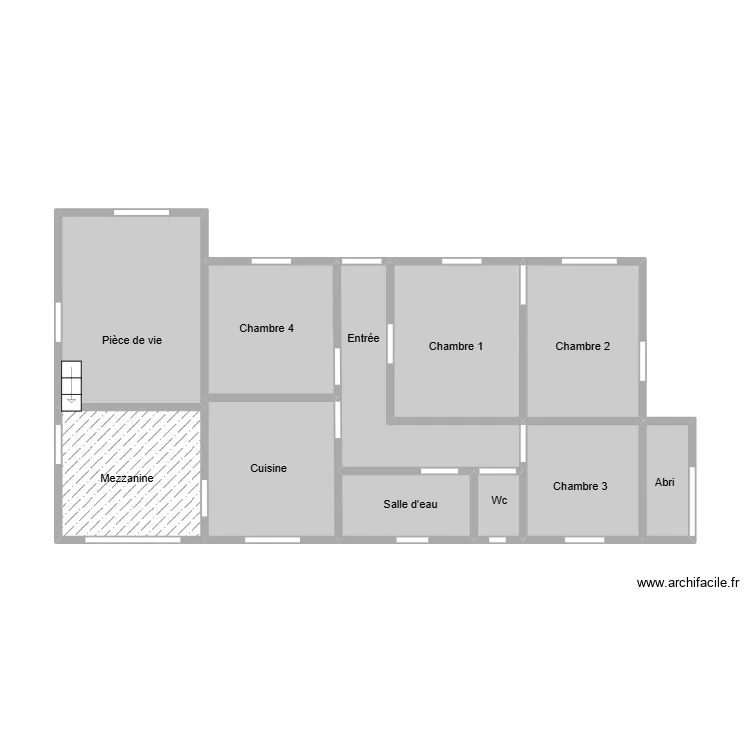 Justin amiante. Plan de 11 Pièces et 47 m² Justin amiante. Plan de 11 Pièces et 47 m²