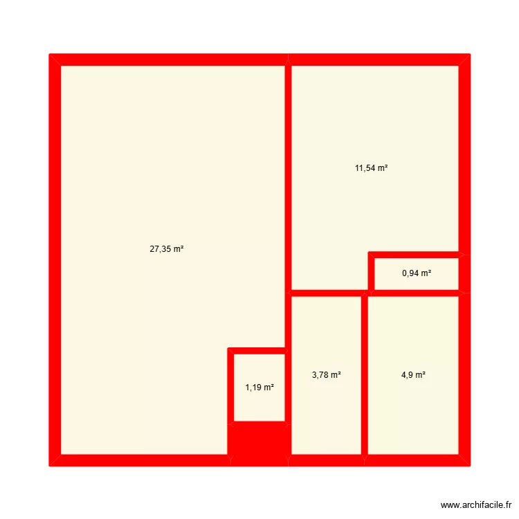 BI 33585. Plan de 7  et 50 m²