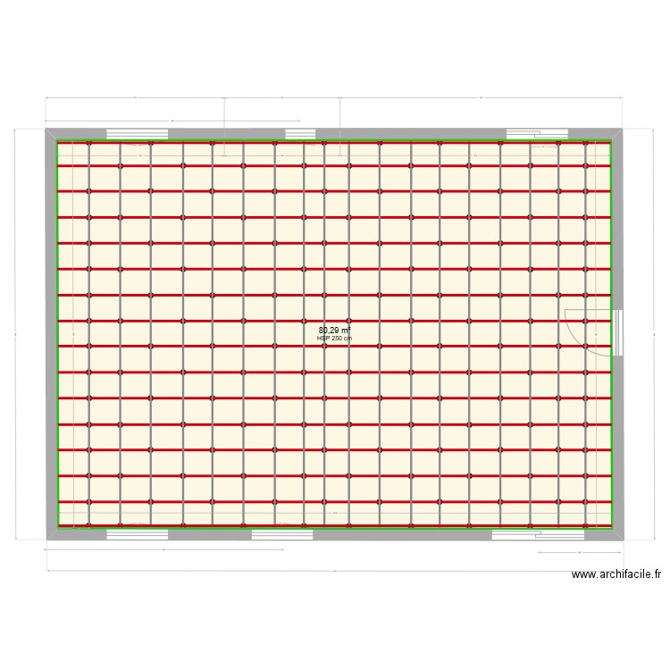 calpinage. Plan de 0 pièce et 0 m2