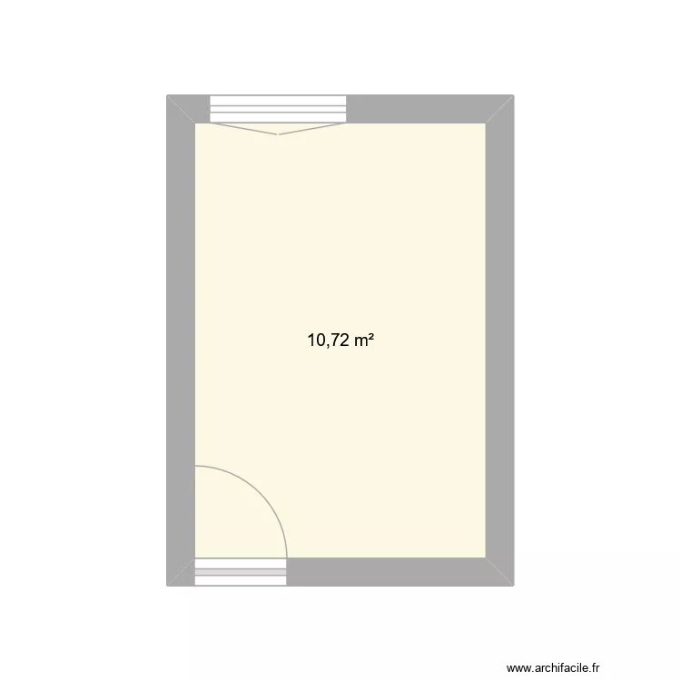 Chambre des pinsons. Plan de 1 et 11 m² Chambre des pinsons. Plan de 1 et 11 m²