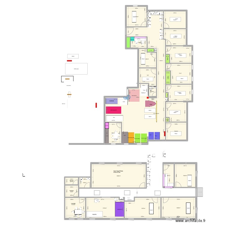 NEW CABINET 3.0. Plan de 32 pièces et 374 m2