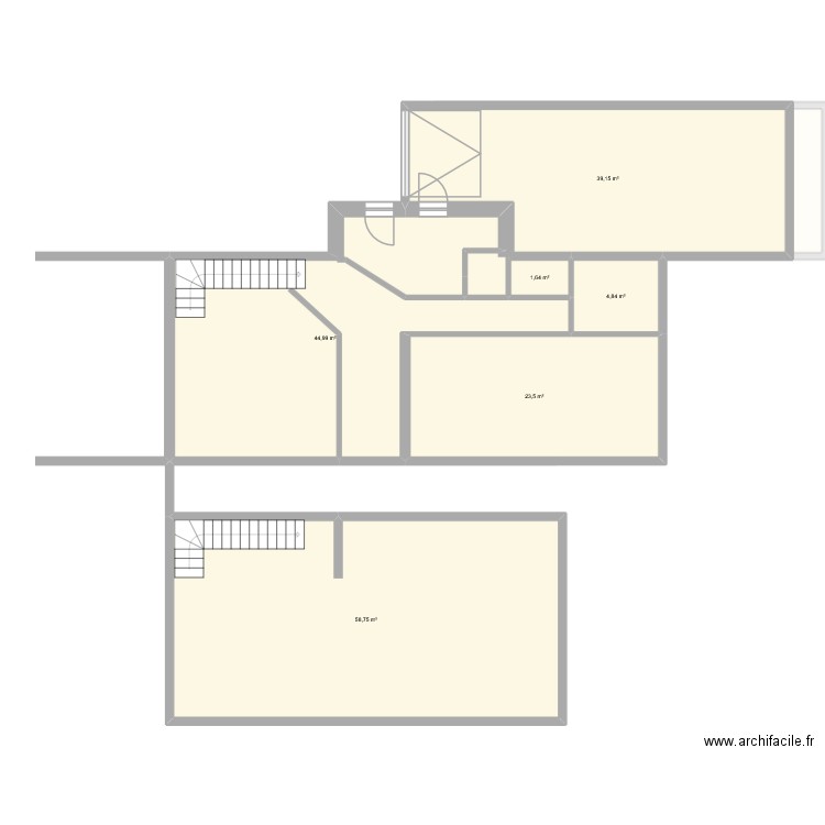 SAS SMU. Plan de 9 pièces et 272 m2
