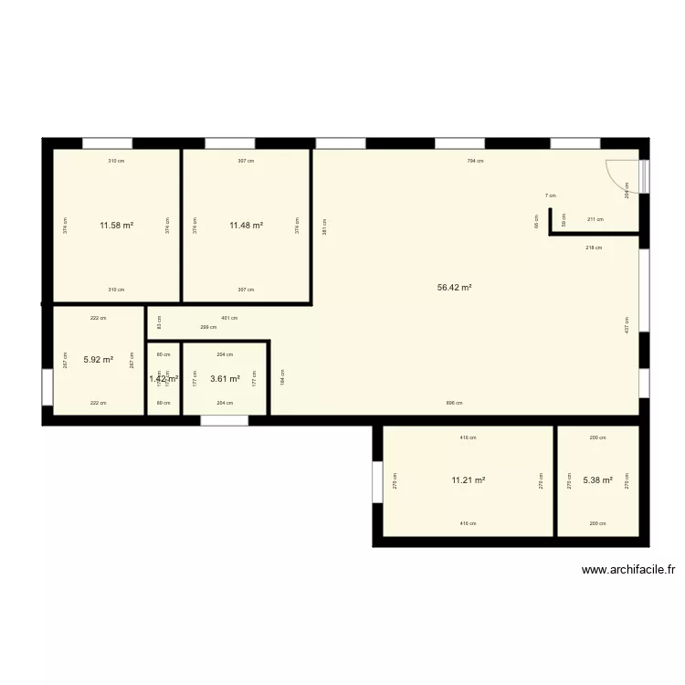 acacia 1ER. Plan de 0 pièce et 0 m2