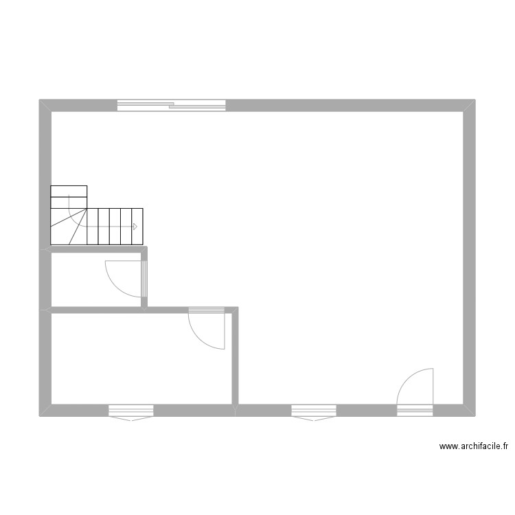 GUITTENY RDC. Plan de 0 pièce et 0 m2