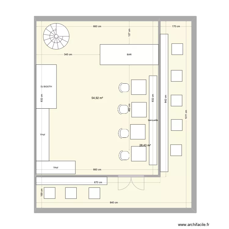 gauthier 50. Plan de 